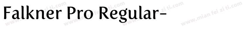 Falkner Pro Regular字体转换